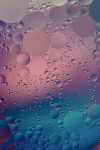 Preview wallpaper liquid, bubbles, gradient, abstraction