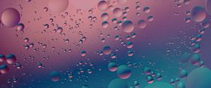 Preview wallpaper liquid, bubbles, gradient, abstraction