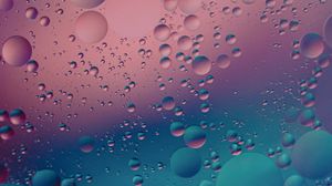 Preview wallpaper liquid, bubbles, gradient, abstraction