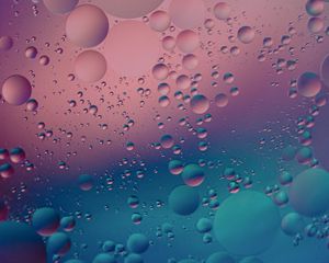 Preview wallpaper liquid, bubbles, gradient, abstraction