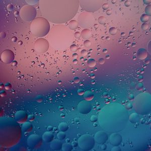 Preview wallpaper liquid, bubbles, gradient, abstraction