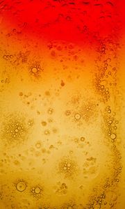 Preview wallpaper liquid, bubbles, macro, yellow, red
