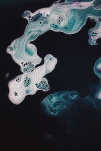 Preview wallpaper liquid, bubbles, paint, macro, dark