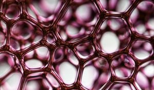 Preview wallpaper liquid, bubbles, pink, macro