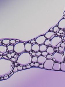 Preview wallpaper liquid, bubbles, purple, macro