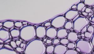 Preview wallpaper liquid, bubbles, purple, macro