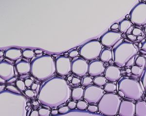 Preview wallpaper liquid, bubbles, purple, macro