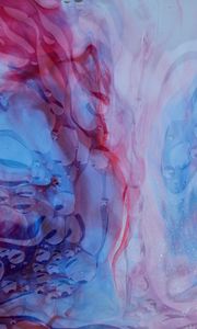 Preview wallpaper liquid, bubbles, stains, abstraction