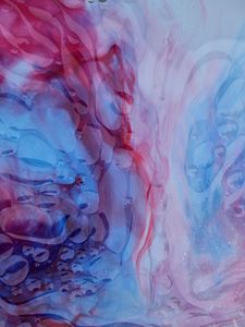 Preview wallpaper liquid, bubbles, stains, abstraction