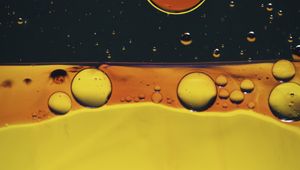 Preview wallpaper liquid, bubbles, stains, abstraction, bright