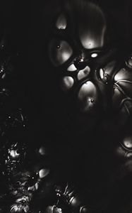 Preview wallpaper liquid, bubbles, stains, abstraction, dark