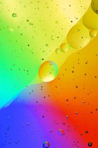 Preview wallpaper liquid, colorful, macro, bubbles, texture