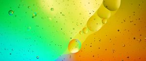 Preview wallpaper liquid, colorful, macro, bubbles, texture