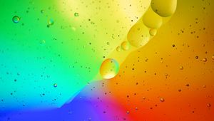 Preview wallpaper liquid, colorful, macro, bubbles, texture