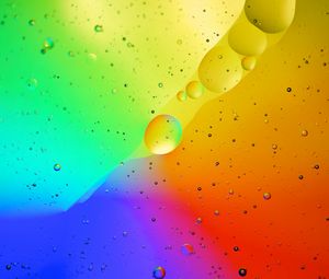 Preview wallpaper liquid, colorful, macro, bubbles, texture