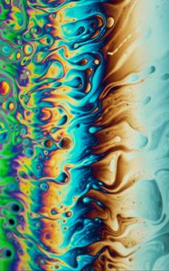Preview wallpaper liquid, colorful, stains, macro