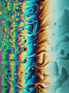 Preview wallpaper liquid, colorful, stains, macro