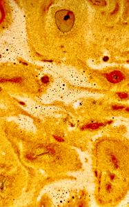 Preview wallpaper liquid, foam, macro, abstraction, brown
