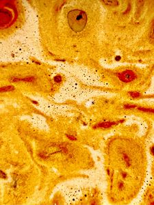Preview wallpaper liquid, foam, macro, abstraction, brown