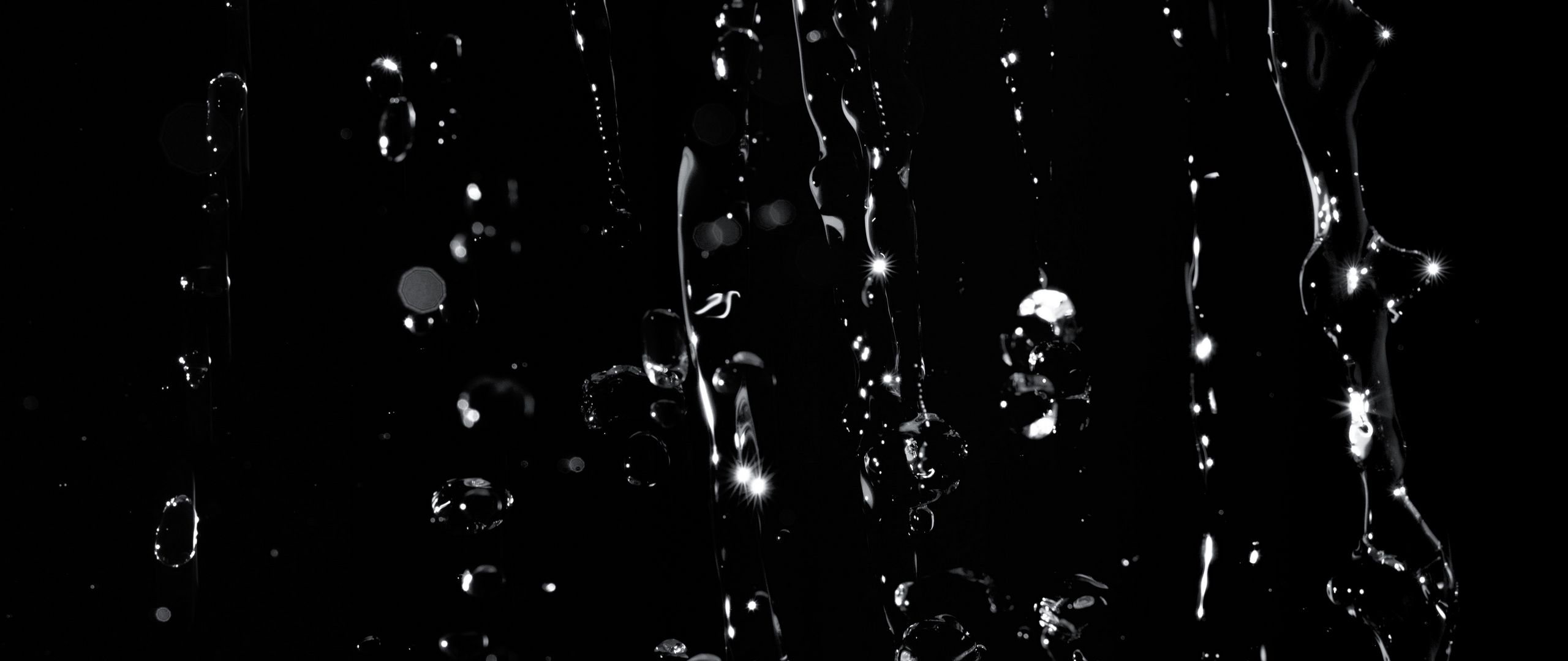 Download wallpaper 2560x1080 liquid, jet, bw, gloss dual wide 1080p hd ...