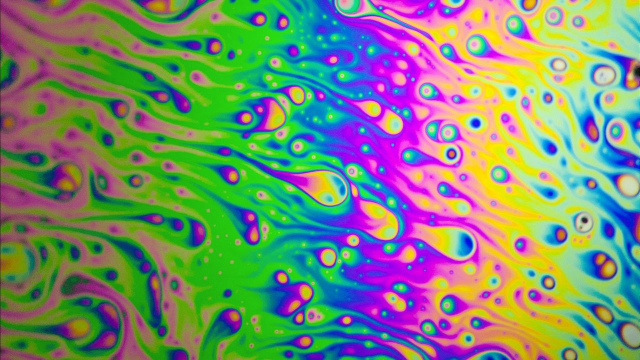 Wallpaper liquid, macro, patterns, surface, shine