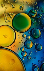 Preview wallpaper liquid, oil, bubbles, abstraction