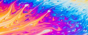 Preview wallpaper liquid, paint, colorful, abstraction