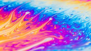 Preview wallpaper liquid, paint, colorful, abstraction