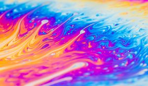 Preview wallpaper liquid, paint, colorful, abstraction