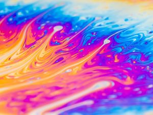 Preview wallpaper liquid, paint, colorful, abstraction
