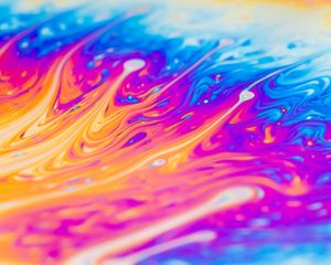 Preview wallpaper liquid, paint, colorful, abstraction