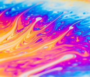 Preview wallpaper liquid, paint, colorful, abstraction