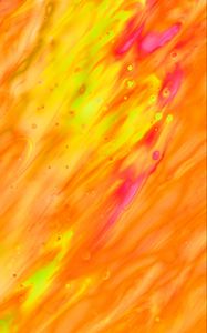 Preview wallpaper liquid, paint, colorful, abstraction, orange