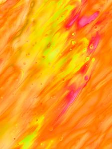 Preview wallpaper liquid, paint, colorful, abstraction, orange