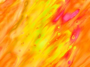 Preview wallpaper liquid, paint, colorful, abstraction, orange