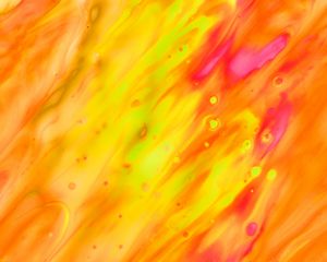 Preview wallpaper liquid, paint, colorful, abstraction, orange