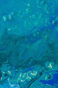 Preview wallpaper liquid, paint, stains, fluid art, blue