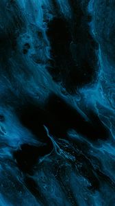 Preview wallpaper liquid, paint, stains, blue, abstraction