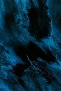 Preview wallpaper liquid, paint, stains, blue, abstraction