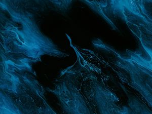 Preview wallpaper liquid, paint, stains, blue, abstraction