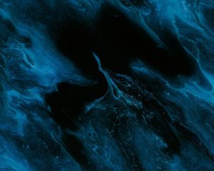 Preview wallpaper liquid, paint, stains, blue, abstraction