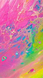 Preview wallpaper liquid, paint, stains, fluid art, abstraction, colorful
