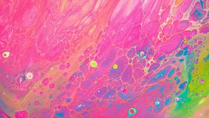 Preview wallpaper liquid, paint, stains, fluid art, abstraction, colorful