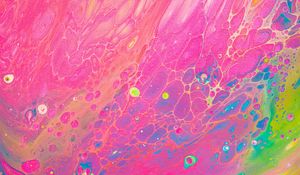 Preview wallpaper liquid, paint, stains, fluid art, abstraction, colorful