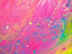 Preview wallpaper liquid, paint, stains, fluid art, abstraction, colorful