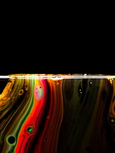 Preview wallpaper liquid, paint, stains, bubbles, abstraction