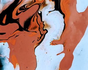 Preview wallpaper liquid, paint, stains, brown, abstraction