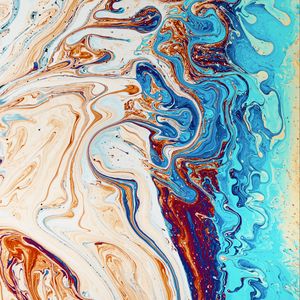 Preview wallpaper liquid, paint, stains, abstraction, colorful