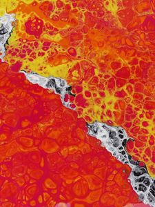 Preview wallpaper liquid, paint, stains, macro, abstraction, red