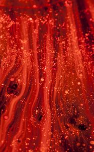 Preview wallpaper liquid, sequins, red, bright